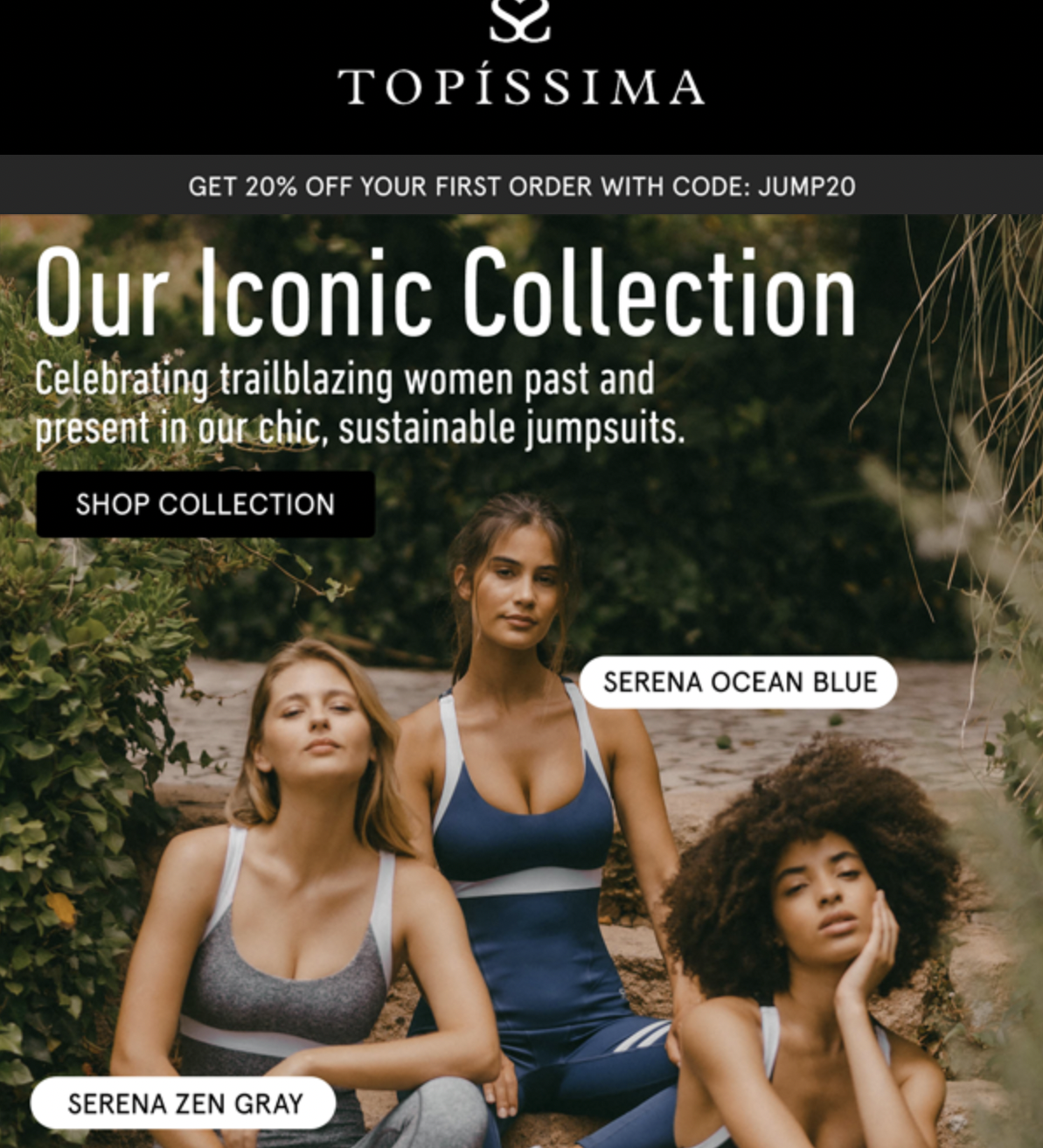 Topissima email campaign